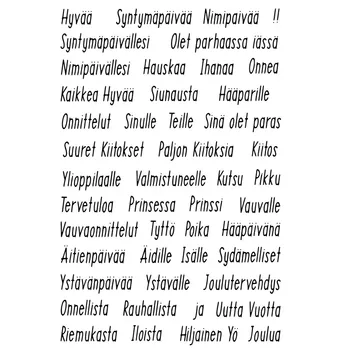 fínske slovo Jasné, Transparentné Silikónové Pečiatok, Maďarsko