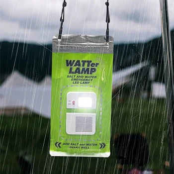 1-3KS Slanej Vode LED Svietidlo Outdoor Camping Nočný Rybolov Lampa Vodotesný, Prenosný Úspory Energie Núdzové Svietidlo Cestovné Dodávky