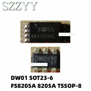 1PCS DW01 SOT23-6 FS8205A 8205A TSSOP-8