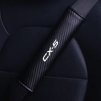 2 KS Auto Pásov Kryt Aute Bezpečnostný Pás Vankúš Ovládač Chránič Ramien Pre Mazda CX-5 CX5 2013-2019 2020 Vozidla bezpečnostným pásom Podložky