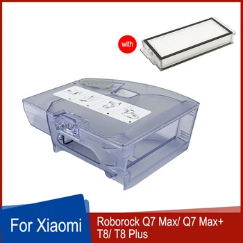 2 V 1 Nádrž Na Vodu, Prach Box Pre Xiao Roborock Q7 Max Q7 Max+ T8 T8 Plus Zametanie Robot Vysávač Časti Smetisko Filtre