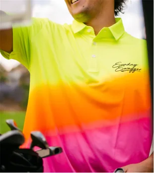 2023 nedeľu swagger T-Košele pánske letné golfové tričko krátke rukávy rýchlo suché priedušná bežné tričko wild tričko Popsicle top