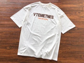 23SS Vetements Vintage ReflectiveT-shirt Muži Ženy 1:1 Vysokej Kvality Ťažké Tkaniny Nadrozmerné T Shirt Top Tees