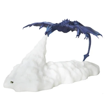 3D Vytlačené Fire Dragon Nočné Lampy, Roztomilý Vnútorné Plochy Dekoratívne Svietidlá pre Deti, Vianoce, Narodeninové Darčeky