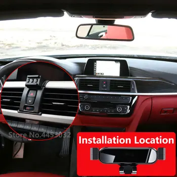 Auto, Mobilný Telefón Držiak Na BMW 4 Série F32 F33 2013-2019yr LHD Air Vent GPS Gravitácie Stojan Špeciálne Mount Držiak Príslušenstva