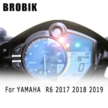 BROBIK Motocykel Rýchlomer Poškriabaniu Klastra Obrazovke ochranný Film Protektor Pre YAMAHA R6 2017 2018 2019