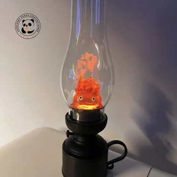 Casifa Plameň Malé Nočné Osvetlenie Deti v Spálni Spacie Lampy Petrolej Sviečka Svetlá Anime Obvode Atmosféru Svetla Dary