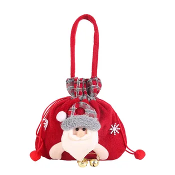 Dekoratívne Candy Bag Taška Party Láskavosti Tote Bag, Vianočné Dekorácie, Cukrovinky Jar Pre Chrsitmas Darčeky, Vianočné Dodávky