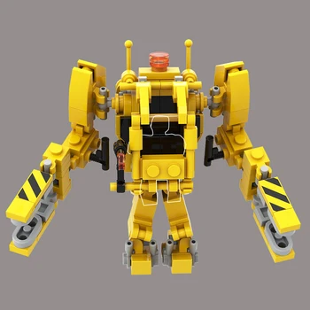 Gobricks MOC Film Aliensed Stroje Power Loader stavebným nastaviť Mecha Robot P-5000 Powered Práce Loader Tehla Hračky Pre Dieťa