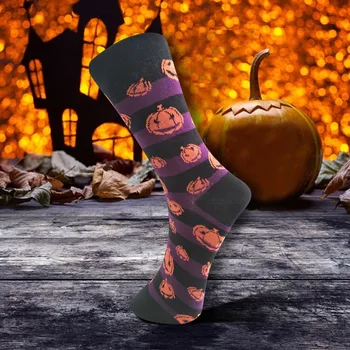 Halloween Cartoon Bavlna Polovice Trubice Ponožky S Osobnosť Potu Absorpciu A Priedušné Ponožky Retro 8 Ponožky Nízky Rez Tenké Ponožky