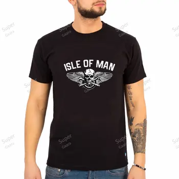 Isle of Man Motocykel Tému Moadl Telocvični Y2k T Košele, Topy pánske Oblečenie Grafické Košele Ženy T-shirt dámske Tričko Zevity Mens