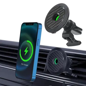 Magnet Bezdrôtovú Nabíjačku Do Auta Jednoduchá Inštalácia Rýchle Nabíjanie Auto Nabíjačka Telefónu Pre Auto Air Vent A Palubnej Dosky