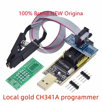 Miestne zlato CH341A programátor USB základnej dosky smerovanie LCD BIOS FLASH 24 25 programovanie zariadenia