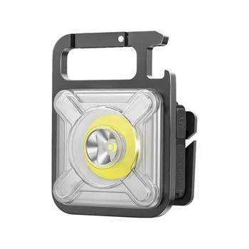 Mini Pochodeň Keychain Baterka Odlesky Klobúk Klip Svetlo Vonkajšie Multi-funkčné Núdzové Pracovné Svetlo Camping Blesk, Reflektor