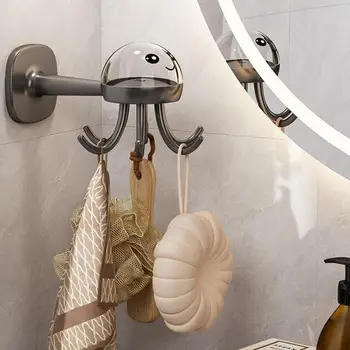 Multi-funkčná Kuchyňa Domácnosti Punč bez Háčika Sekúnd Inštalácie Uterák Kúpeľňa Skladovanie Octopus Šesť-pazúr Háčik
