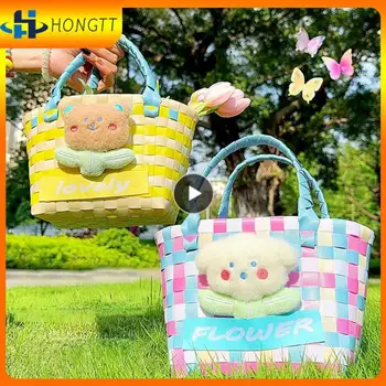 Multifunkčné Malé Tote Bag Životné Prostredie, Luxusné Roztomilý Dizajn Pohodlné Bavlnené Kôš Deti Hračky, Bohaté A Pestré