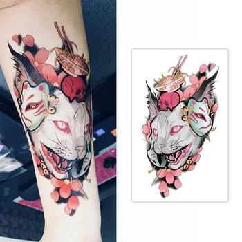 Nepremokavé Dočasné Tetovanie Nálepky Faraóna Mačka Dragon Flash Tetovanie Rameno Starej Školy Falošné Tatto Orgán Umenia Muži Ženy Prenos