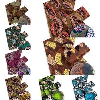 Nové Kvalitné Afriky Vosk Textílie Ankara Grand Lesk Glam Reálne Batik Dubaj Bavlneného Materiálu Ružový Lesk Veci Pre Šiť Jednotné