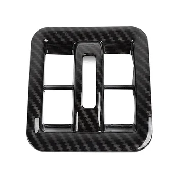 Palubnej doske Okna Prepnúť Tlačidlo Krytu Výbava pre Jeep Wrangler JK 2011-2017 Interiérové Doplnky, ABS Uhlíkových Vlákien