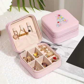 Počiatočné Cestovné Šperky Prípade Mini Prenosné Šperky Cestovné Boxy Šperky Organizátor Osobné Šperky Box Darčeky Pre Ženy, Dievčatá