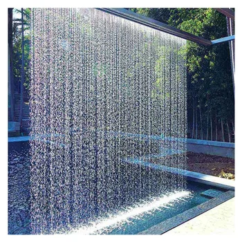Prispôsobený Free design vonkajšie vody dážď opony fontána plávať bazénovej vody dážď opony vody patria krytý