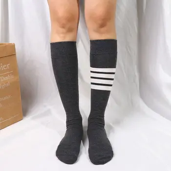 Pružné Tenké Študent JK Šport Pre Dievča Pruhované Ponožky Kolená Vysoké Ponožky Ženy Pančuchy pančuchový tovar