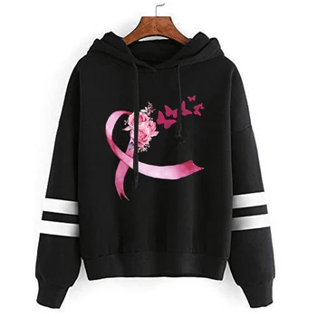 Rakovina prsníka Butterfly Grafika Hoodies Zimné Oblečenie pre Ženy 2023 Tepláková súprava Voľné Mikina Y2k Harajuku Streetwear Hoody