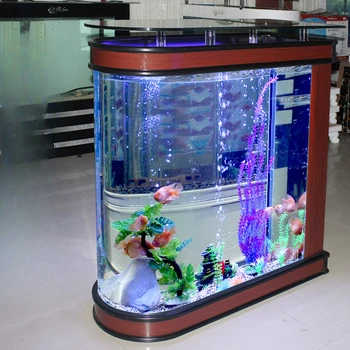 Ryby nádrž, akvárium sklenené, stredne veľká obývacia izba, domáce č-zmena lenivý, podlahových nádrž