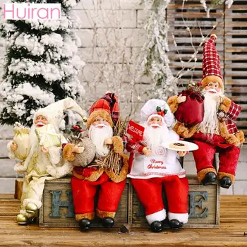 Santa Claus Bábiky Veselé Vianočné Dekorácie pre Domov Vianočné Darčeky pre Deti na Vianoce, Navidad 2022 Navidad Kerst Dekor Nový Rok