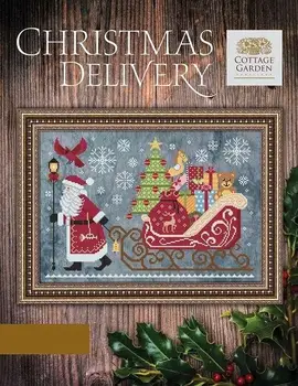 Santa Claus ťahanie darček vozíky DIY Vyšívanie, Výšivky Cross Stitch Zostavy Plavidiel Bavlna Plátno 