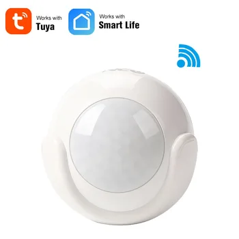 TUYA Smart Wifi PIR Senzor, Alarm Pasívny Infračervený Detektor Pre Domácu Automatizáciu Domov Alarm Systém