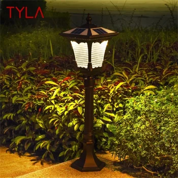 TYLA Vonkajšie Trávnik Svetlá Slnečné Retro Hnedé Záhrada Lampa LED Vodeodolné IP65 Domov Dekoratívne pre Duplexné
