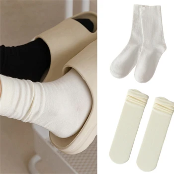 Ženy, Dievčatá, Leto, Jar Bežné Bavlna Servítky Ponožky Japonský Štýl Farbou Ice Hodváb Chladenie Uprostred Trubice Ponožky