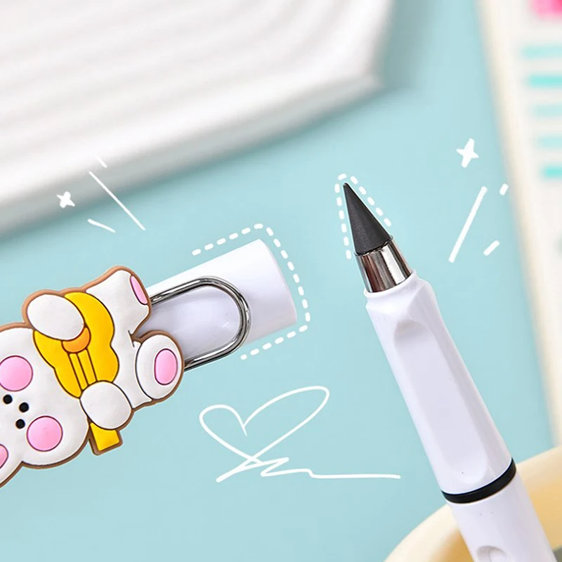 1pc Cartoon Infinity Ceruzka s Ovocie Zvierat Dekorácie Večný Ceruzka pre Deti Roztomilý Papiernictvo Kawaii Školské potreby