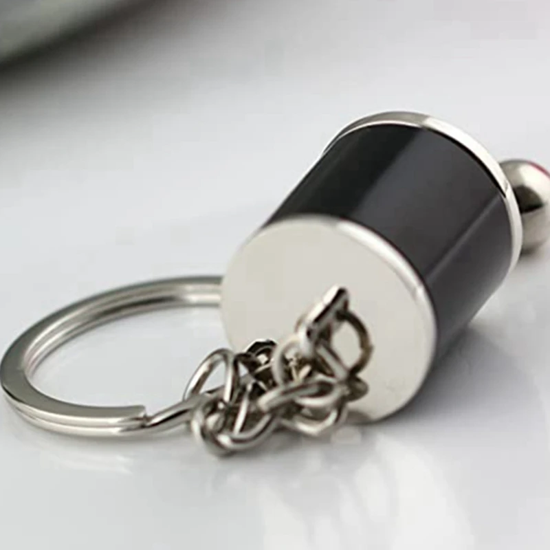2X Creative Auto Diely Model 6-stupňovou manuálnou Prevodovkou radiacej Páky Keychain Krúžok na kľúče