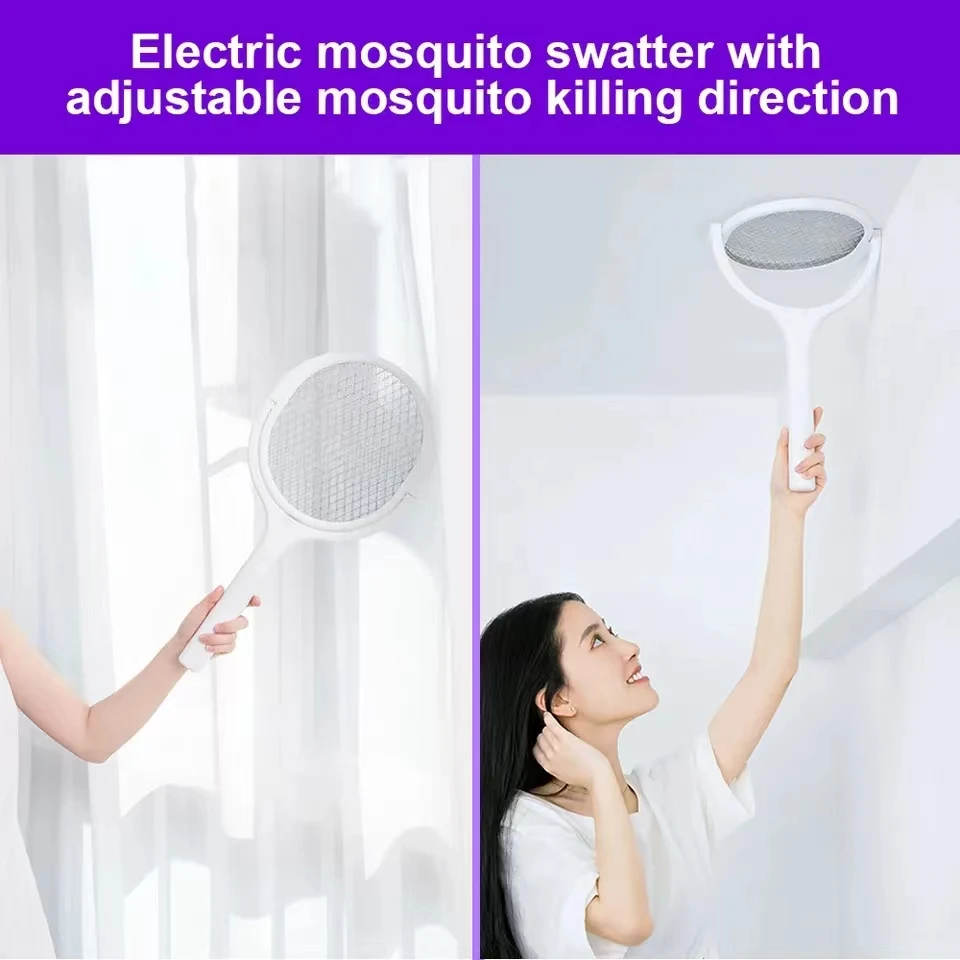 5 V 1 Elektrické Komár Plácačka Mosquito Killer Lampa 3500V USB Nabíjateľné Uhol Nastaviteľný Elektrický Chybu Zapper Lete Lietať Bat