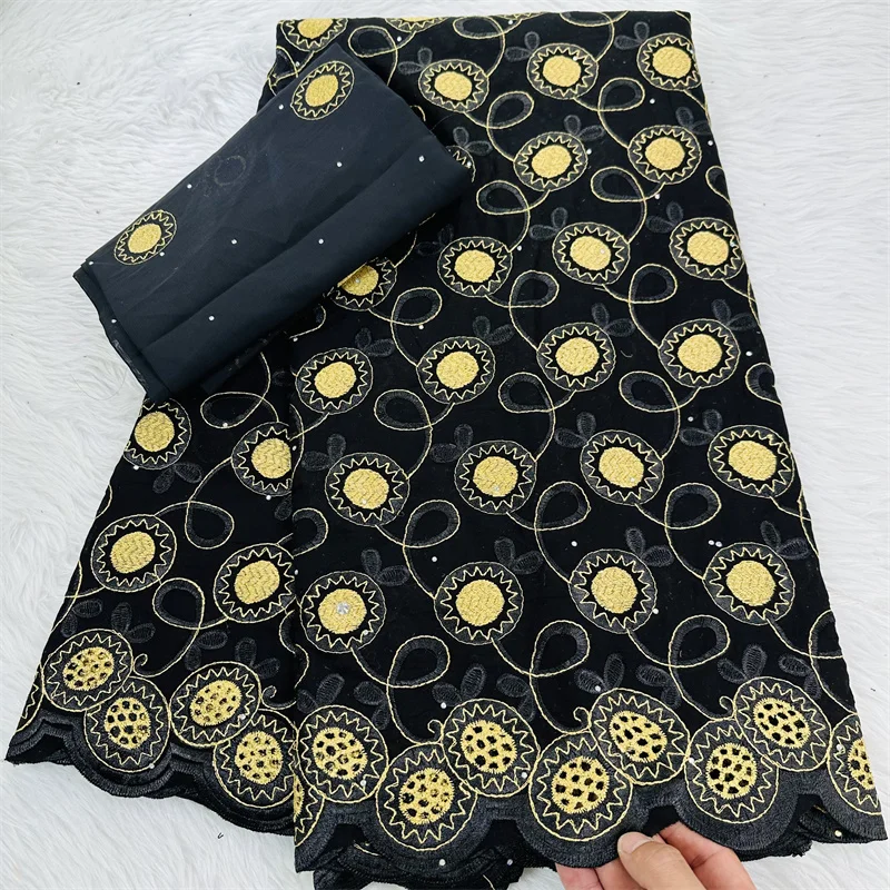 7 dvore Švajčiarskej čipky textílie najnovšie ťažké Vyšívanie korálkami Afriky 100% bavlnené tkaniny Swiss voile čipky populárne Dubaj štýl HL09037