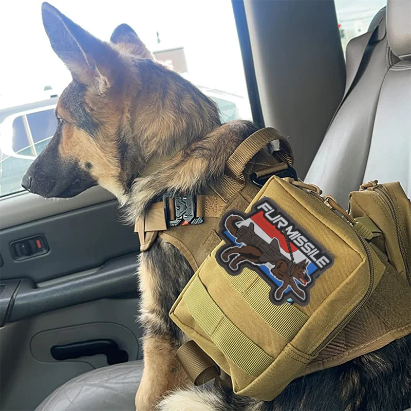 Armáda Policajný Pes Vyšívané Nášivka Háčik Slučky služobného Psa Odznak Znak Nálepky Vojenskej Morálky Diamond Dogs Záplaty pre Postroj