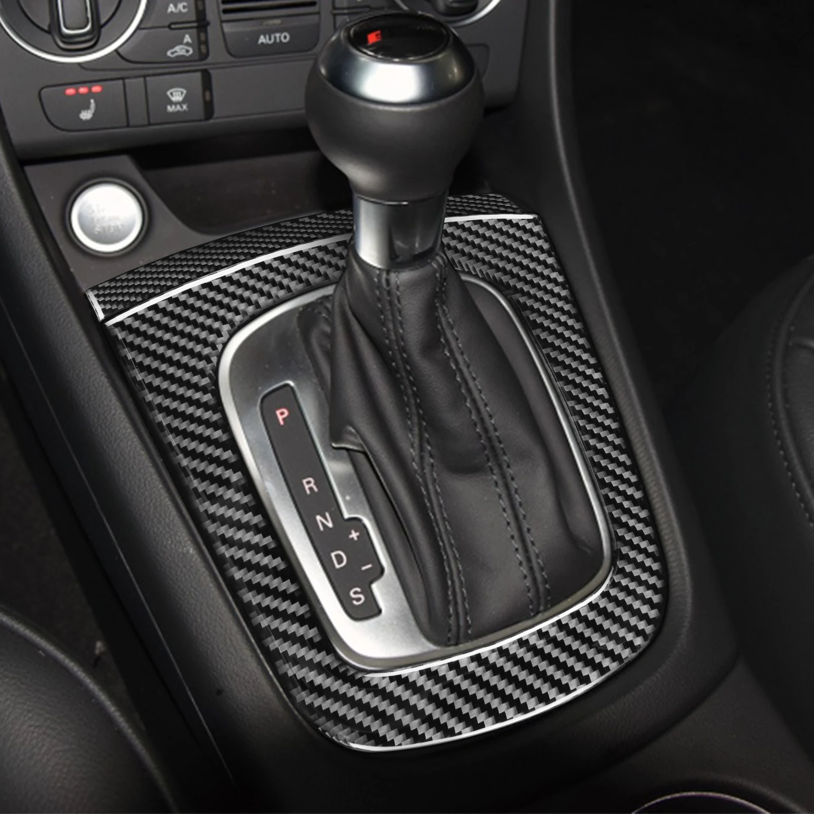 Carbon Fiber Auto Centrálne Riadenie, Radenie Panel Dekorácie Kryt Nálepka Pre Audi Q3 Roky 2013-2018 Interiéru Accessoire Voiture