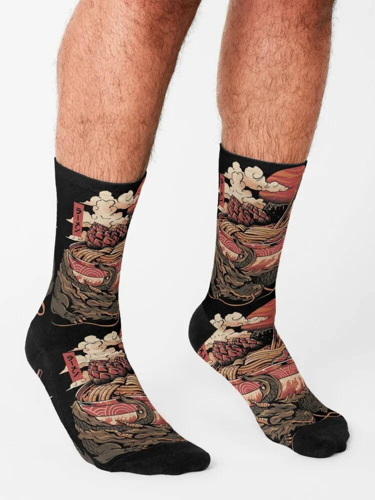 Dragon ' s Ramen Ponožky Vianočný Muž ponožky ponožky pre mužov