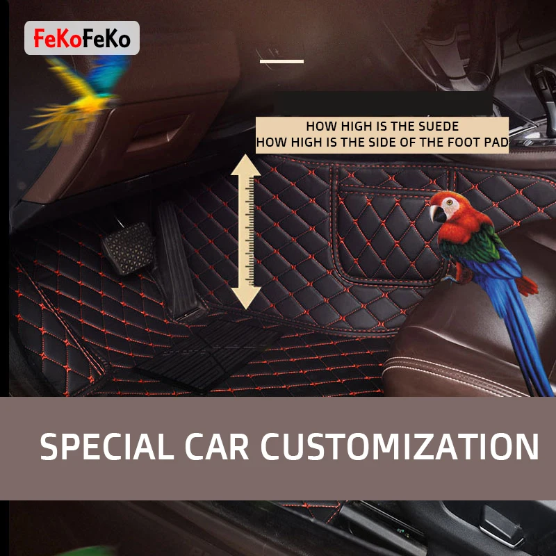 FeKoFeKo Vlastné Auto Podlahové Rohože Pre Audi S1 S4 S6 S8 Auto Príslušenstvo Nohy Koberec