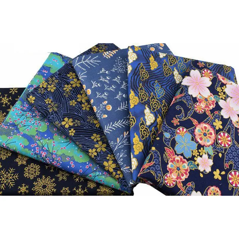 Japonský Textílie Panely 6 Kusov Bavlna Balenie Handričku Štvorcov Prešívanie Textílie, Šitie, Prešívanie Textílie Pre Tvár, Chrániče