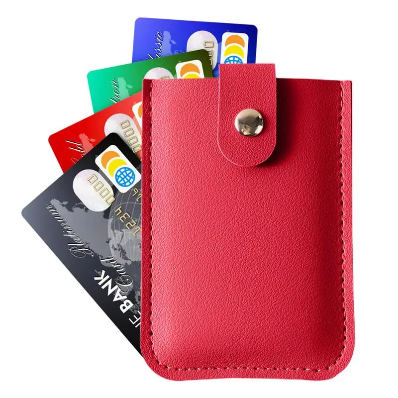 Multifunkčné Kreditnej Karty Držiteľ Taška Prenosná Kožené Business Bank Karty, Peňaženku Pas Vrecku Prípade Pre Mužov, Ženy Príslušenstvo