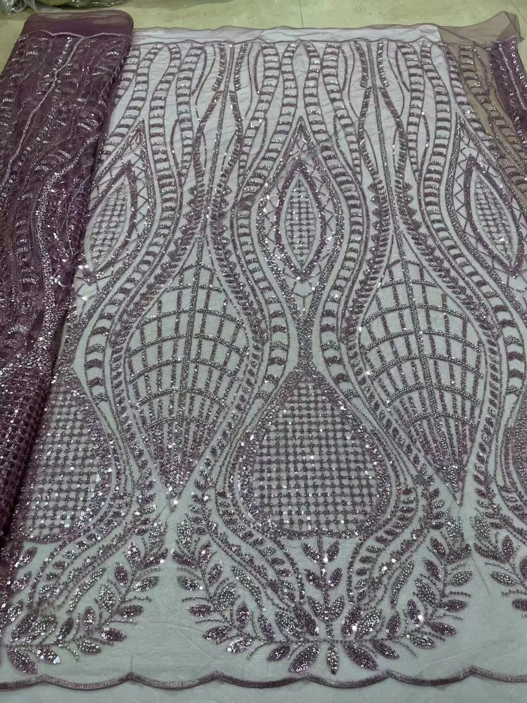 Najnovšie Sequin Textílie 2023 Korálkové Čipky Textílie Vyšívaný Tyl Oka Textílie Šitie Afriky Čipky Textílie pre Svadobné Party JY207