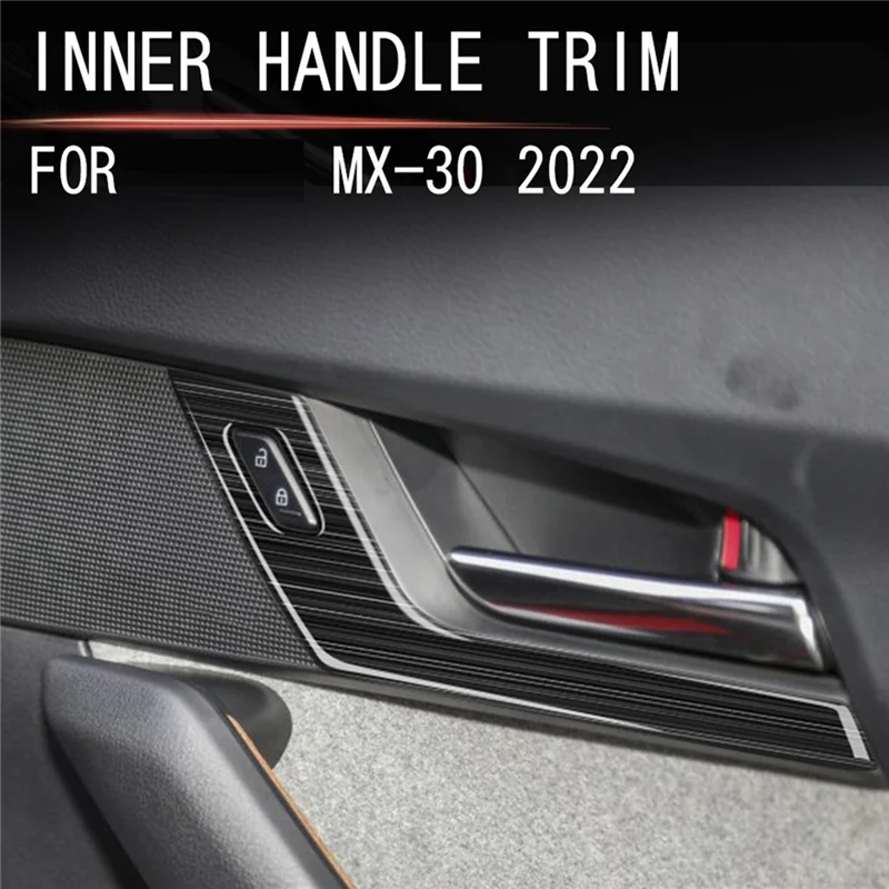 Pre 2022 Mazda MX30 MX-30 Auto Vnútorné kľučky Panel Dekorácie Pásy Kryt Výbava Nálepky RHD