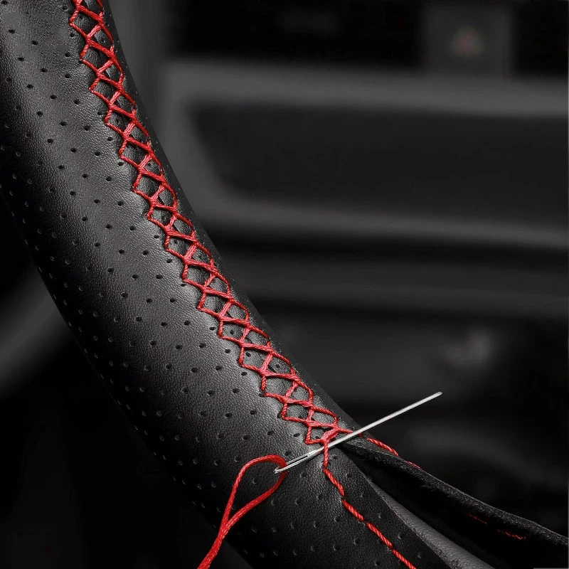 Pre Mazda 3 Axela CX-30 CX30 2019 2020 Ručné Stitched Auto, Interiér, Volant Perforované Mikrovlákna, Kožený Ochranný Kryt