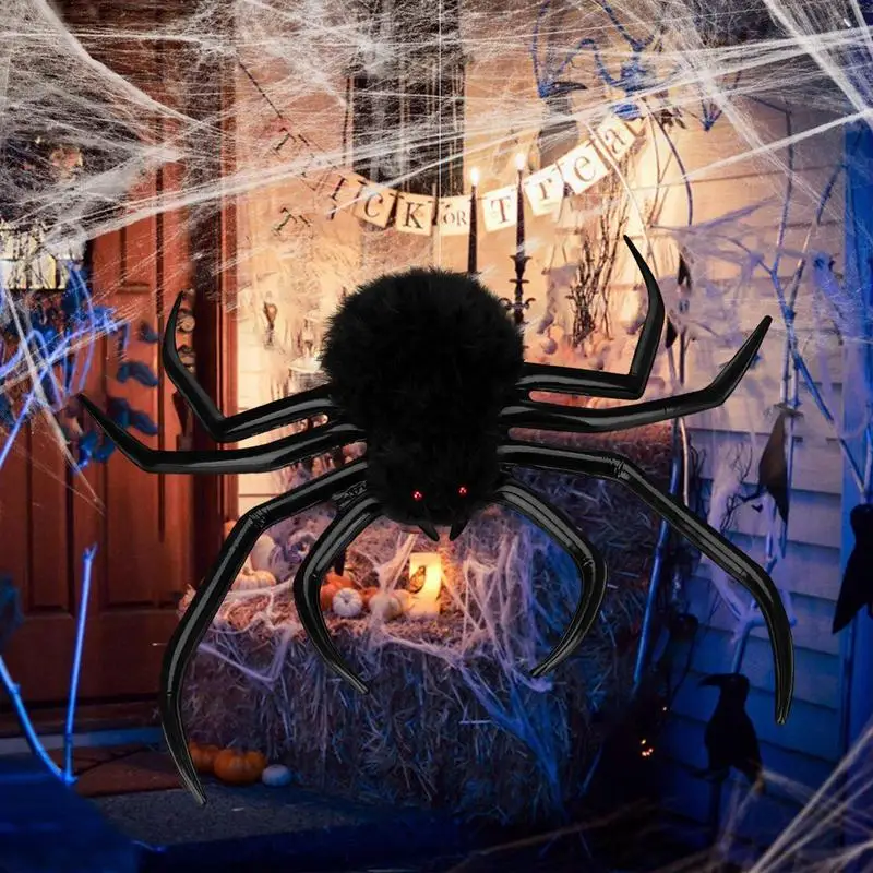 Spider Dekorácie, Party Nafukovacie Obrie Spider Žart Prop 45 Palcový Realistické Falošné Spider Strašidelné Vonkajšie Strany Dodávky Haunted