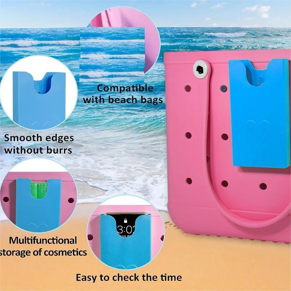 Telefón Prípade Držiak Príslušenstva pre Bogg Tašky - Kompatibilný so Všetkými Gumy Pláži Tote Tašky - Bezpečné pripojenie - Plastové púzdro