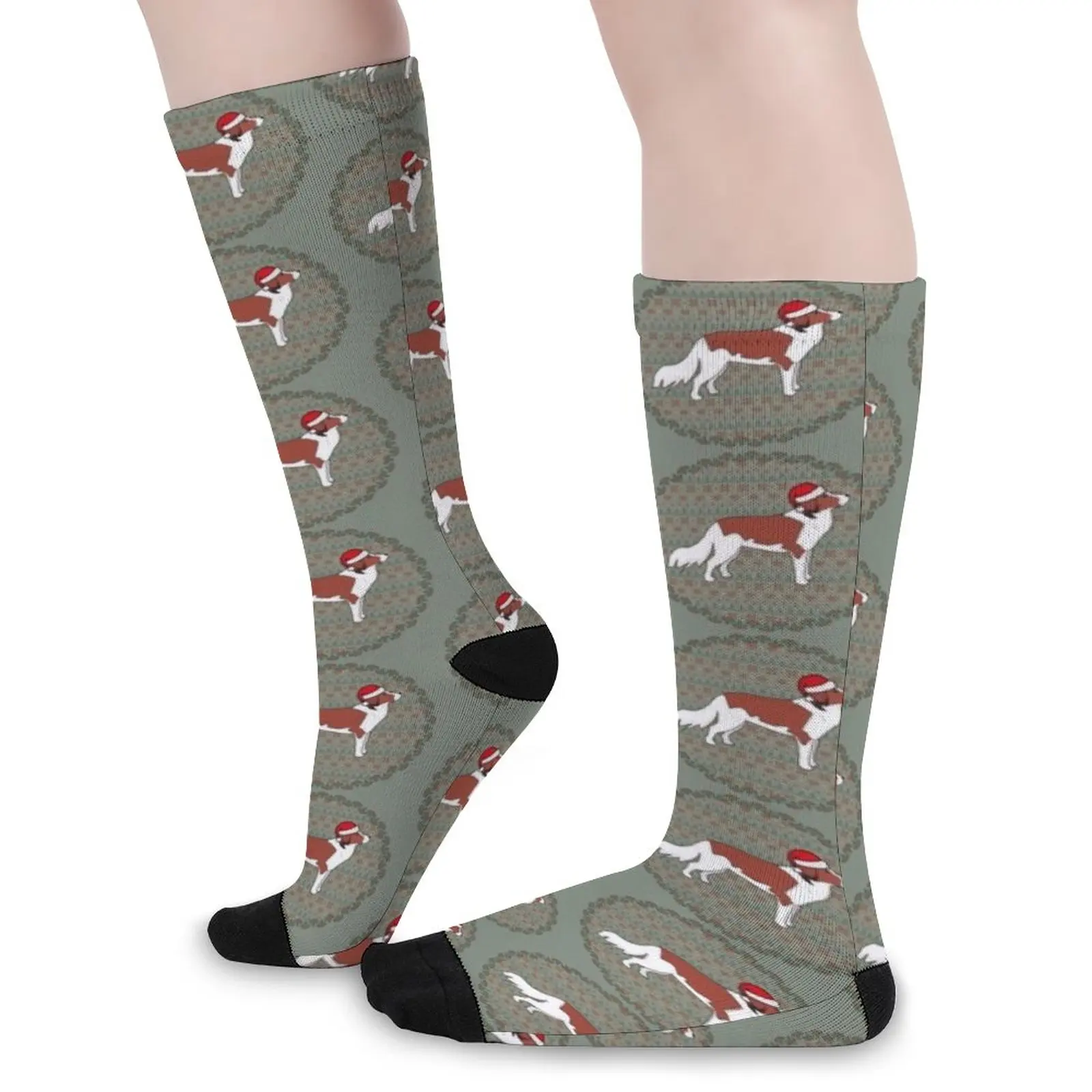Vianočné Kooiker Psa Ponožky ponožky pánske vtipné darčeky pančuchy pre mužov pánska MÓDA